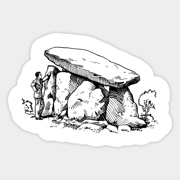 Dolmen Sticker by linesdesigns